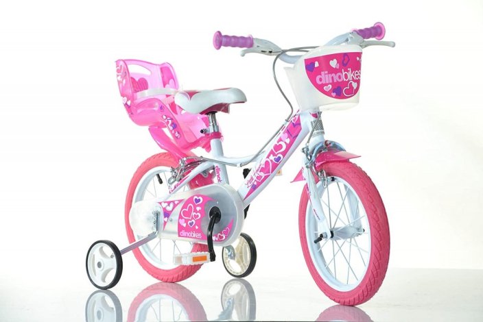 Dětské kolo Dino Bikes 144RN bílá 14