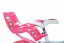 Zadní plastová sedačka pro panenky Dino Bikes - Barva: Růžová