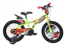 Dětské kolo Dino Bikes 614-RP Raptor 14 neon yellow